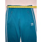 Adidas  cropped straight leg joggers in dark turquoise. 2008. Made in Canada Sz 4 Photo 1