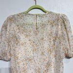 Cami NYC  Cream Floral Rheia Blouse Sz S Photo 7