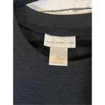 Susan Graver  black midi poly rayon size 2X dress Photo 2