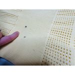 JASON WU COLLECTIVE Yellow Knit Crochet Crewneck Form Fitting Dress Size XS Photo 9