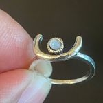 Opal stone moon ring size 5 Photo 6