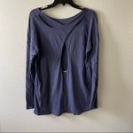 Lululemon Back To It Long Sleeve Moody Blues Photo 3
