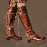 Freebird Coal Tall distressed finish leather in Brown/Cognac. SZ.9 Brown Photo 0