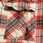 Aerie EUC Women’s  Festive Plaid Cargo Pajama Bottoms Size M Photo 3