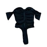 Windsor  women’s black off-the-shoulder bodysuit sz S Photo 1
