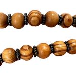 Wood mala prayer beads Brown Photo 3