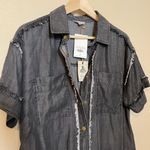 easel NWT Denim Button-Up Shirt Dress Photo 2