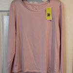 All In Motion Women’s Activewear Pink Crewneck Quick Dry  Size Large NWT Photo 0