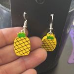 Boutique Wooden Pineapple Earrings Photo 2