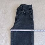 Mother The Hustler Ankle Fray Jeans Not Guilty Black Wash Size 26 Photo 4