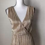 Urban Outfitters UO Oh My Love Shimmer Pleated Fit + Flare Dress Photo 4