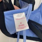 Xhilaration Xhiliration Mesh Overlay Sporty Bikini Top Black and Blue Women’s Size M Photo 3