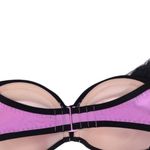 Victoria's Secret  Swim Bikini Top Strapless Halter Blue Pink Black Size 34 DD/E Photo 1