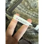 Athleta Dress Nordic Fair Isle Fitted Hoodie Sweatshirt Brown Photo 8