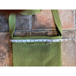 The Sak  Elliott Lucca Crochet Shoulder Bag Purse Green Boho Fairy Cottage Y2K Photo 7
