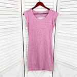 Athleta Charisma Open Back Cutout T Shirt Dress Pink XS Photo 6