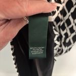 Ralph Lauren Lauren Dress 4 Black White Sleeveless Geometric Knot Sheath Modern Photo 7