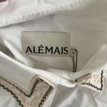 NWT ALEMAIS SPADES EMBROIDERED Women's long sleeves SHIRT Size 8 White Photo 10