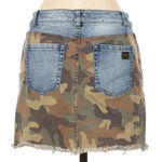 Michael Kors | Camo Denim Camouflage Jean Mini Skirt Women’s Size 4 Small S Green Photo 1