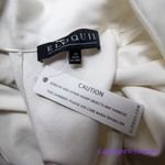 Eloquii New! keyhole dress with scarf ivory off white sheath , 24 Photo 13