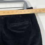 Erika  Fine Corduroy Pants Womens 14 Black Straight Fit Wide- Leg Business Career Photo 4