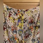 Evereve  Size XS Lizzy Floral Eyelet Midi Button Spaghetti Strap Dress Photo 1