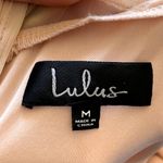 Lulus NWT  Mesh Lace Maxi Dress in Blush Pink Photo 7