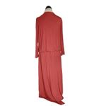 JustFab  Womens Dress XL Maxi Long Sleeve Neutral Clean Girl Minimalist Boho Chic Photo 2