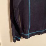 Nike Golf Navy and Teal Quarter Zip Pullover Photo 1