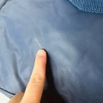 Vintage TWA GETAWAY Navy Blue Red Vinyl Carry On Travel Bag Shoulder Strap Bag Photo 8