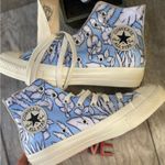 Converse Chuck Taylor high top all star Hawaiian tropical print sneakers sz 7.5 Photo 5