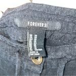 Forever 21 Vintage Linen Cloth Black Casual Shorts Photo 2