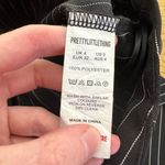 Pretty Little Thing  Pin Stripe Pants in Black & White Photo 3