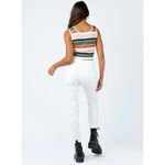 Princess Polly  Zaiden White High Rise Straight Leg Jeans 4 Photo 1
