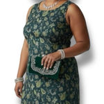 Marina Rinaldi Size US20 (29) Floral Tapestry Embroidered Sheath Dress Cocktail Photo 0