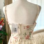 NEW City Studio Floral Dot Corset Maxi Gown in Light Yellow Size undefined Photo 8
