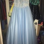 Prom Dress Blue Size 8 Photo 1