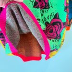 Betsey Johnson Vintage Iconic Betsy Johnson Punk Label Sweater 1980s Faith Hope Charity Bright Photo 7