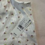 PacSun  White and Purple Floral Top Photo 1