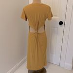 LNA  Mayer Tee Midi Dress Honey Gold Photo 4