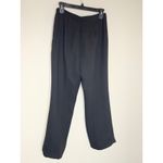 Liz Claiborne  Black Lined Trousers Sz 6 100% Polyester Suit Pants Photo 1
