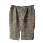 Lafayette 148 New York skirt gray/silver nubby fabric sz 10 Gray Photo 1