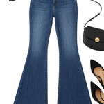 joe's jeans Joe’s Jeans “The Icon” High Waist Flare Jeans Women’s Size 26 Medium Blue Denim Photo 0