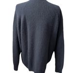 Parkhurst Canada Black Lambswool Angora Cardigan‎ Sweater Goldtone Button… Size L Photo 1
