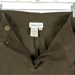 Coldwater Creek Vintage Womens Olive Super Soft Stretch High Rise Boot Cut Pants Trousers Sz 10 Photo 3