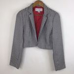 Jessica Howard Crop Houndstooth Blazer Size 8 Photo 0