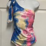 Marina West Swim One Shoulder Tie Dye One Piece Swimsuit Multiple Size L Photo 1