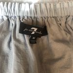 7 For All Mankind Puff Sleeve Tie Back Denim Dress Size M Photo 5