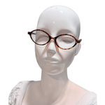 TIJN Eyeglass Frames Womens Tortoise Brown Oval Optical TR30270 51 Photo 0
