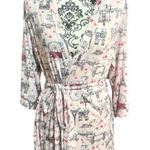 Laura Ashley  Pink Patterned Robe Photo 0